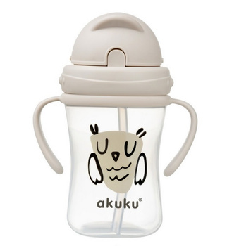 Akuku Bidon z chowaną słomką, Sowa