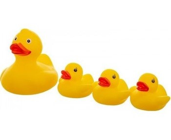 Zabawki kąpielowe Kaczuszki Akuku