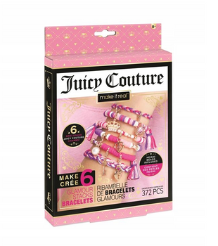 Make It Real Zestaw do tworzenia bransoletek Juicy Couture Glamour Stacks 4438