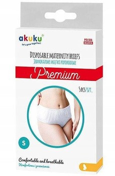 Akuku Jednorazowe majtki poporodowe PREMIUM 5 szt. rozmiar S
