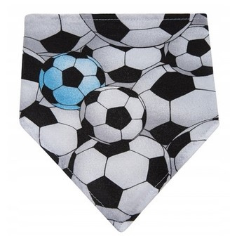 Akuku Apaszka bawełniana na zatrzask, śliniak Piłeczki