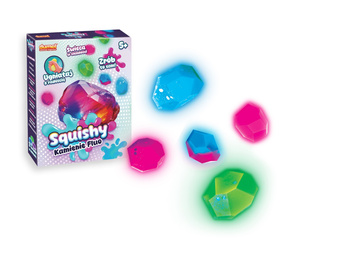 Dumel Squishy - Kamienie Fluo