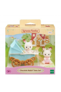  Sylvanian Families Bliźniaki królików z wózkiem dziecięcym