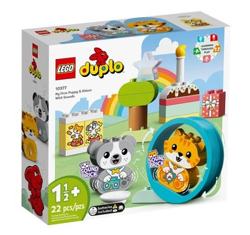 Mój pierwszy szczeniak i kotek z odgłosami Lego 10977