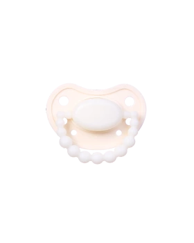 LUU Świecący w ciemności smoczek 3 - 6 m American Cream Glow