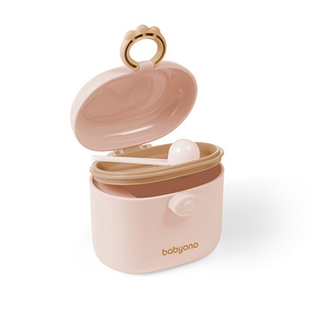 Babyono Przenośny pojemnik na mleko w proszku Beżowy