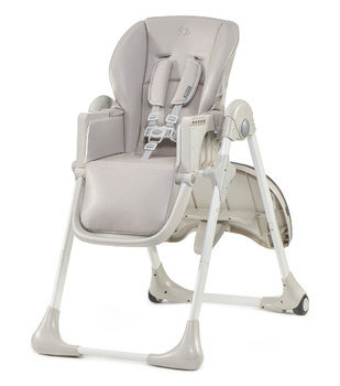 Krzesełko do karmienia YUMMY Kinderkraft szare