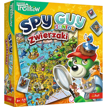Trefl Gra rodzinna Spy Guy Junior Zwierzaki