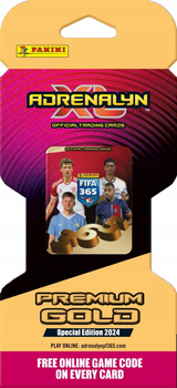 Panini FIFA 365 Karty ADRENALYN XL 2024 Premium Gold