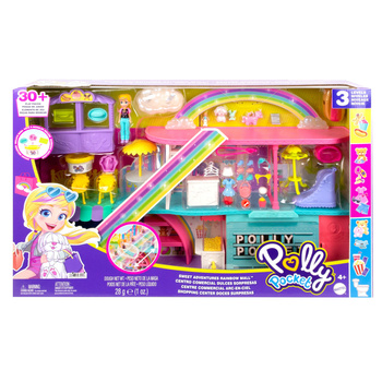 Mattel Polly Pocket Tęczowe centrum handlowe zestaw HHX78