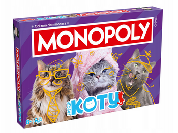 Winning Moves Gra Monopoly - Koty