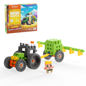 Marioinex Mini Waffle Farmer -Traktor z opryskiwaczem 