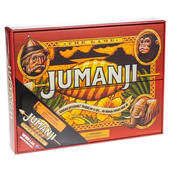 Spin Master Gra planszowa Jumanji, wersja drewniana
