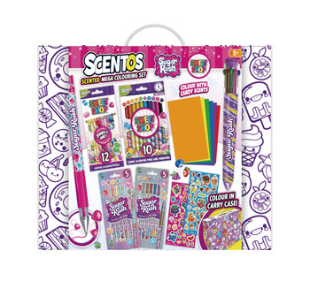 Scentos Pachnący Zestaw - Walizka do pokolorowania fioletowa