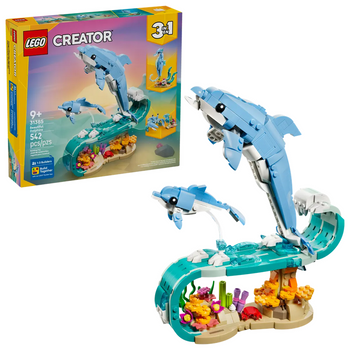 Lego 31385 Creator 3w1 Zwierzęta morskie: piękny delfin