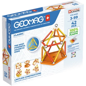 Trefl Geomag Classic Recycled - klocki magnetyczne 42 el.