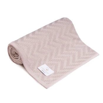 Yoonco Kocyk bambusowy mgiełka JODEŁKA róż