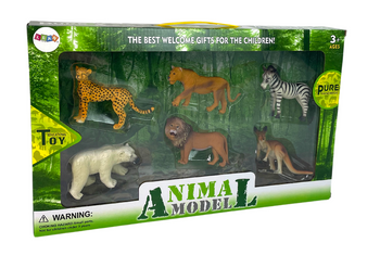 Lean Toys Zestaw Figurek Afryka Dzikie Zwierzęta