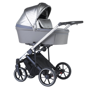 Natoni Jimmy SE Wózek dziecięcy 2w1 Steel Silver