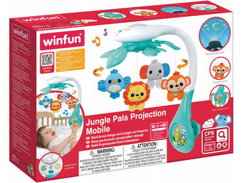 Winfun Dżungla Muzyczna karuzela z projektorem