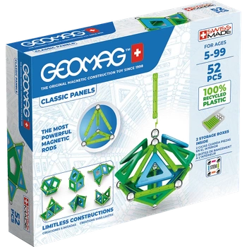 Trefl Geomag Classic Panels Recycled - klocki magnetyczne 52 el.