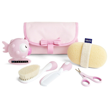 Chicco Akcesoria kąpielowe w etui różowe