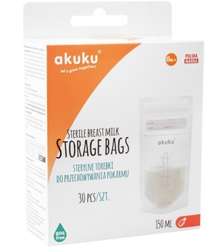 Sterylne woreczki do przechowywania pokarmu (30 szt.) Akuku