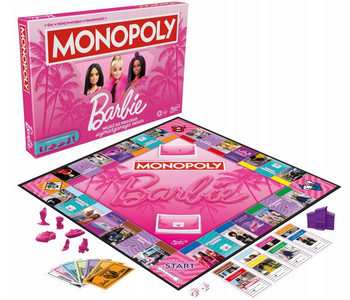 Hasbro Monopoly Barbie Gra planszowa PL