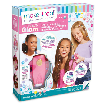 Make It Real Zestaw Do Stylizacji Włosów Snap'N Glam