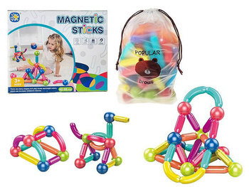 Adar Klocki magnetyczne 58 el.