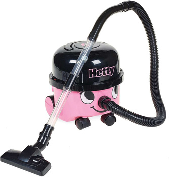 Casdon Zabawkowy odkurzacz z funkcją ssania Hetty dla dzieci 