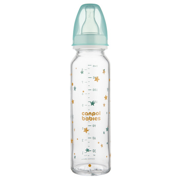 Canpol babies Butelka szklana wąska 240 ml 
