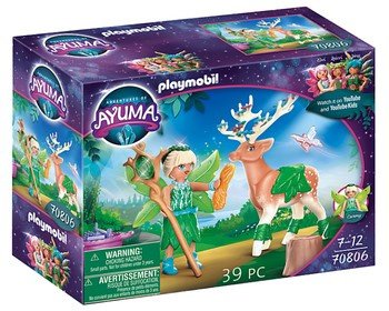 Playmobil 70806 Ayuma Forest Fairy z tajemniczym zwierzątkiem