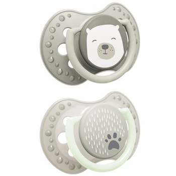 Lovi dynamiczny smoczek uspokajający 3-6 m+ Buddy Bear 2 szt.