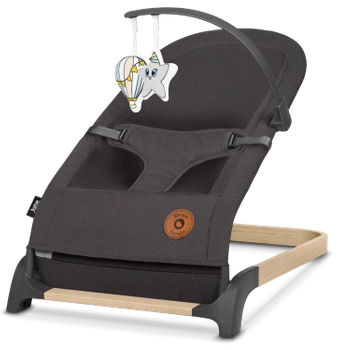 Lionelo June Grey Stone - leżaczek bujaczek