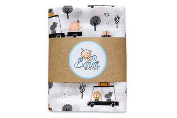 Egakids Pielucha bambusowa druk 120/120 Wyprawa do Zoo